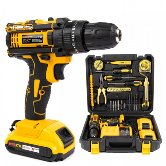 Autofiletantă Profesională 48V cu 2 Acumulatori Li-Ion și Set Accesorii